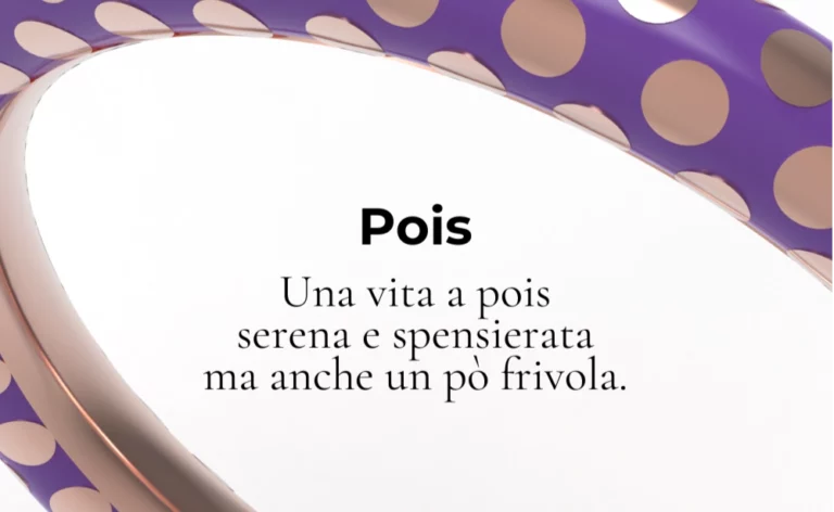 Pois: una vita a pois serena e spensierata ma anche un pò frivola.